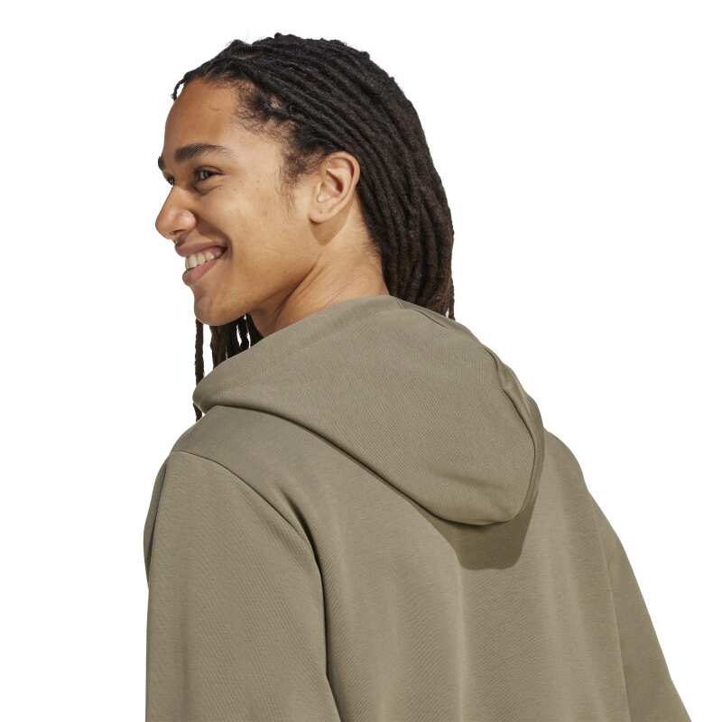 Adidas Essentials CLIMAWARM Kuş Tüyü Dolgulu Kapüşonlu Haki Erkek Mont - 4