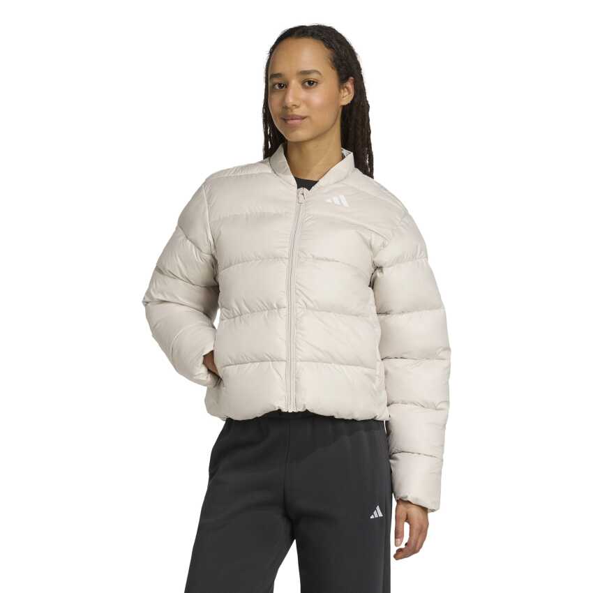 Adidas Essentials Climawarm Synthetic Down Puffer Bej Kadın Mont - 1