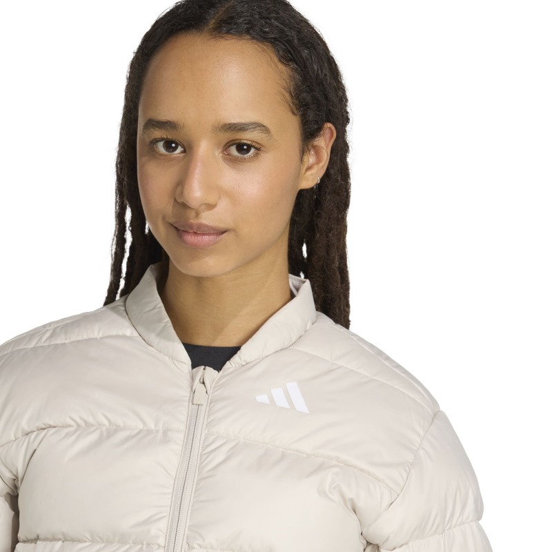 Adidas Essentials Climawarm Synthetic Down Puffer Bej Kadın Mont - 4