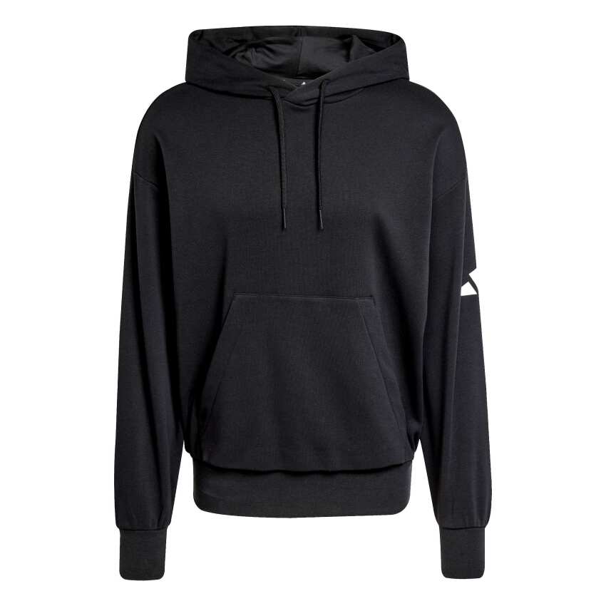 Adidas Essentials Loose-Fit 3 Bar Logo French Terry Siyah Erkek Sweatshirt - 2