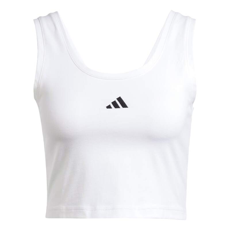 Adidas Essentials Small Logo Cotton Lifestyle Beyaz Kadın Tshirt - 1