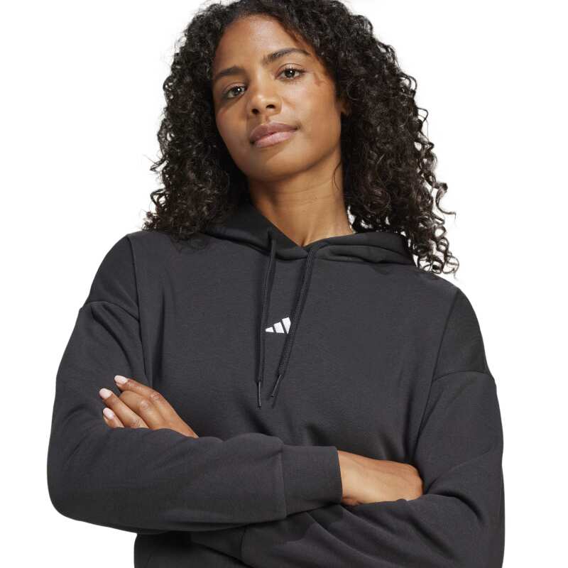 Adidas Essentials Small Logo Feel Cozy Siyah Kadın Sweatshirt - 3