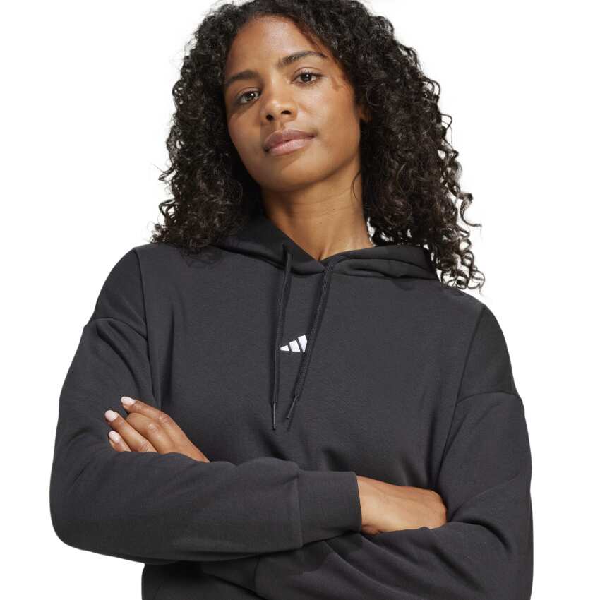 Adidas Essentials Small Logo Feel Cozy Siyah Kadın Sweatshirt - 3