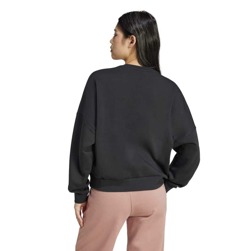Adidas Essentials Small Logo Feelcozy Siyah Kadın Sweatshirt - Adidas (1)