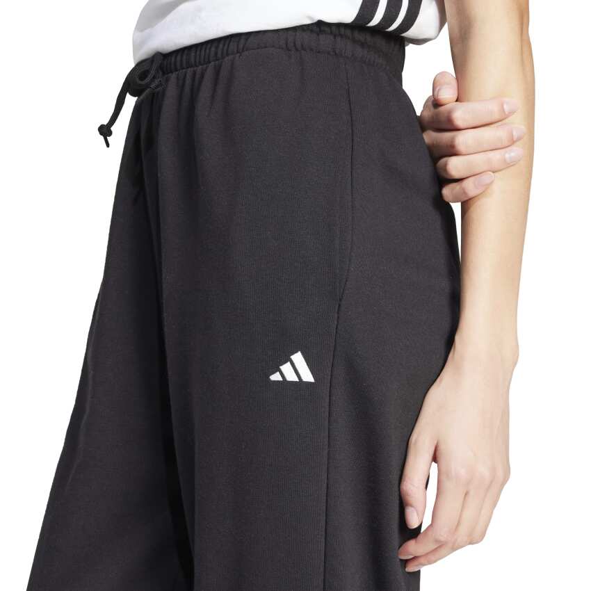 Adidas Essentials Small Logo French Terry Cuffed Siyah Kadın Eşofman Altı - 4
