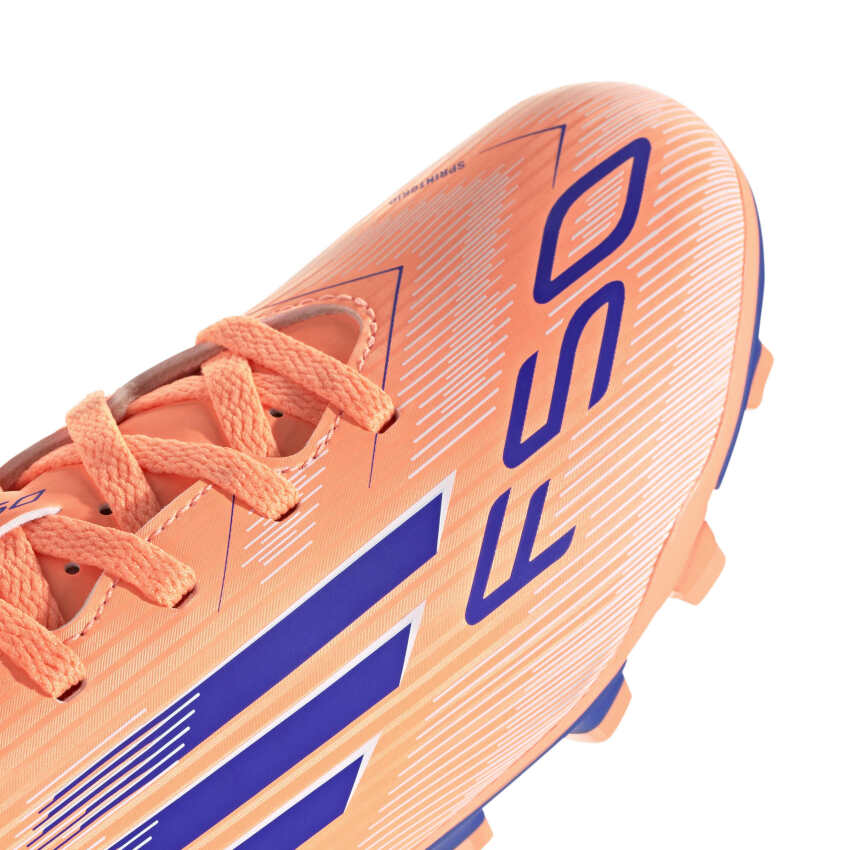 Adidas F50 Club Fg/Mg J Turuncu Çocuk Krampon - 5