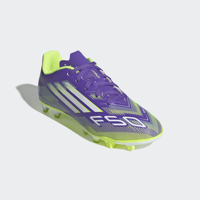 Adidas F50 Club Fg/Mg Mor Çocuk Krampon - 5
