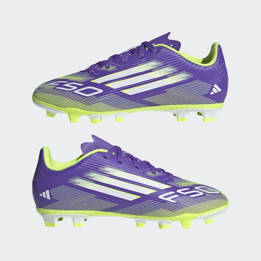 Adidas F50 Club Fg/Mg Mor Çocuk Krampon - 9