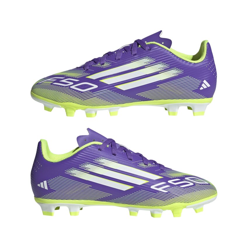 Adidas F50 Club Fg/Mg Mor Çocuk Krampon - 10