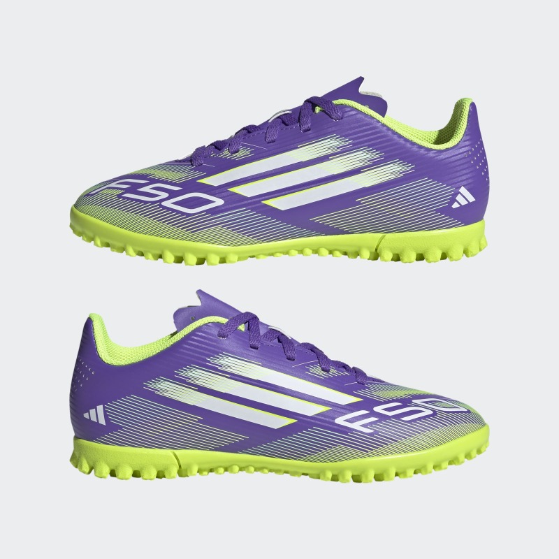 Adidas F50 Club Mor Çocuk Halı Saha Ayakkabısı - 10