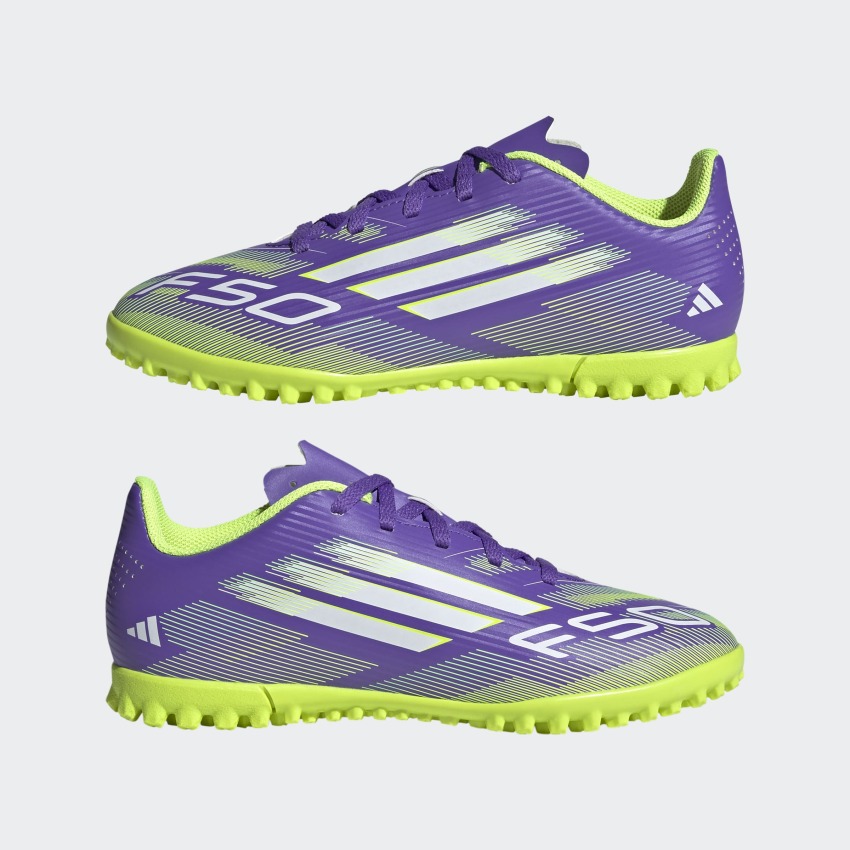 Adidas F50 Club Mor Çocuk Halı Saha Ayakkabısı - 10