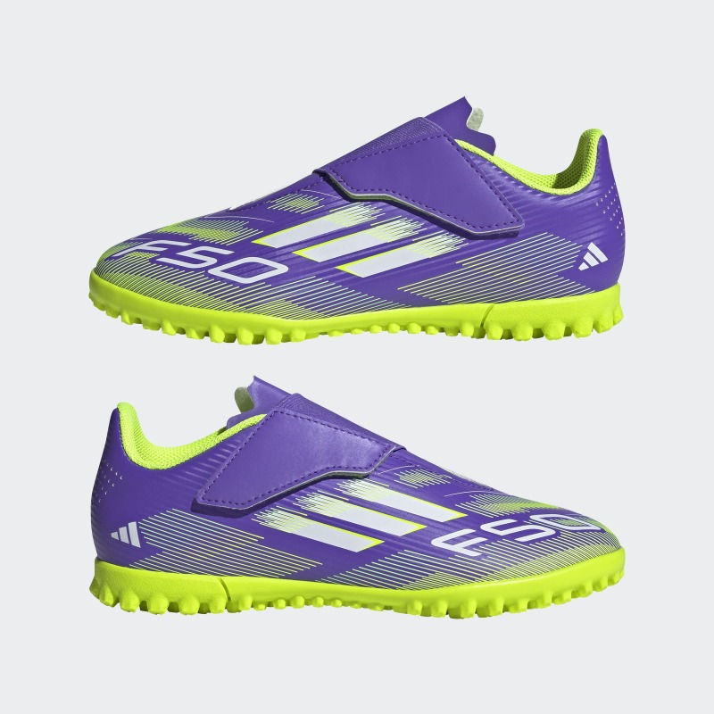 Adidas F50 Club Mor Çocuk Halı Saha Ayakkabısı - 10