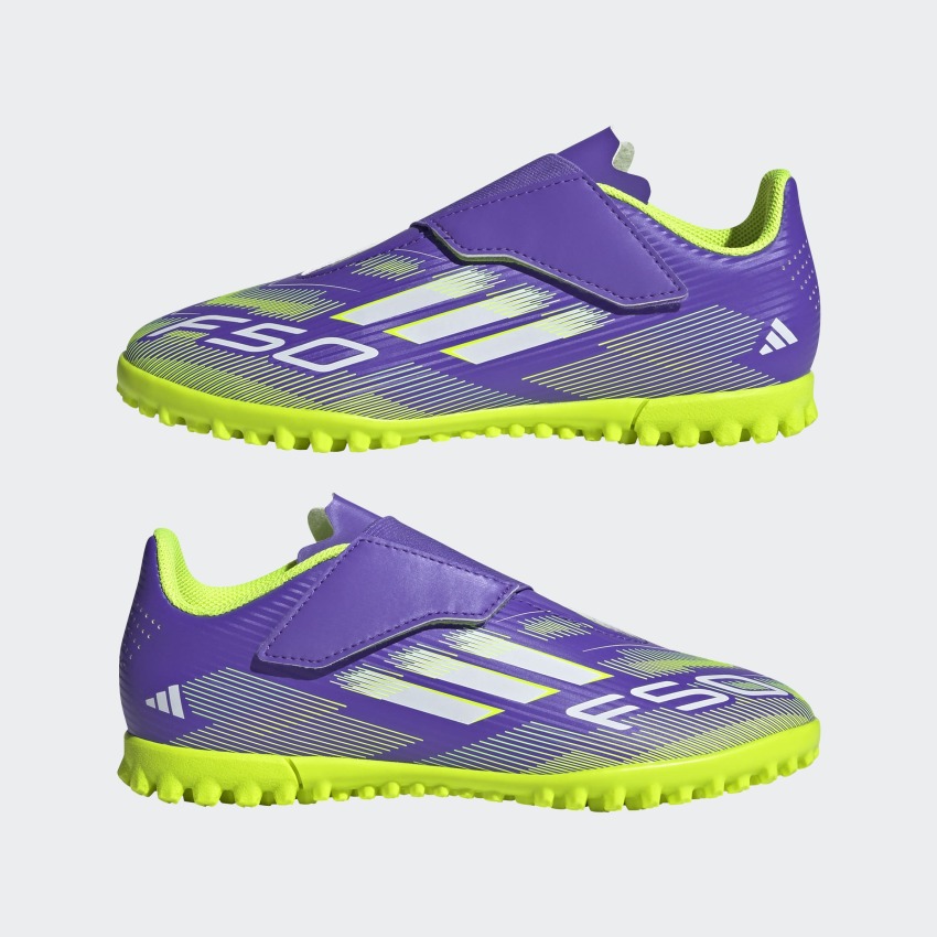 Adidas F50 Club Mor Çocuk Halı Saha Ayakkabısı - 10