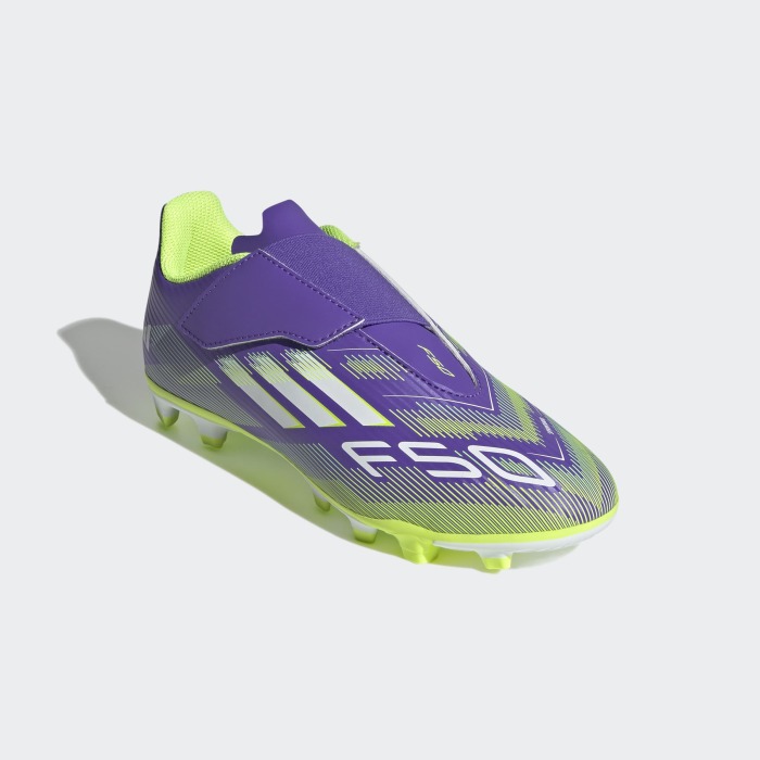 Adidas F50 Club Vel Mor Çocuk Krampon - 5