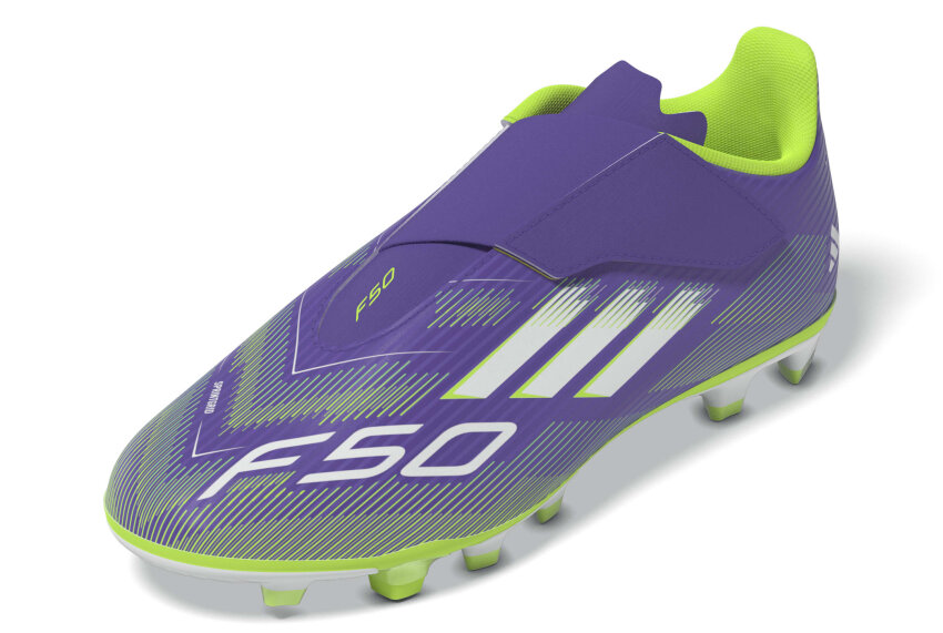 Adidas F50 Club Vel Mor Çocuk Krampon - 10