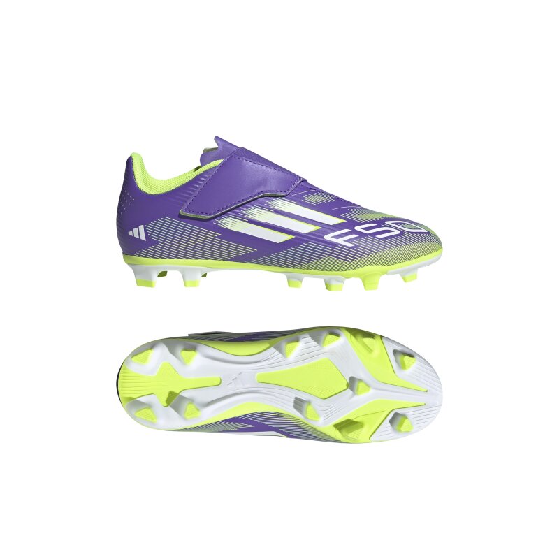 Adidas F50 Club Vel Mor Çocuk Krampon - 11