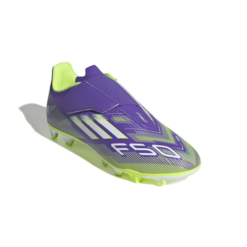 Adidas F50 Club Vel Mor Çocuk Krampon - 5