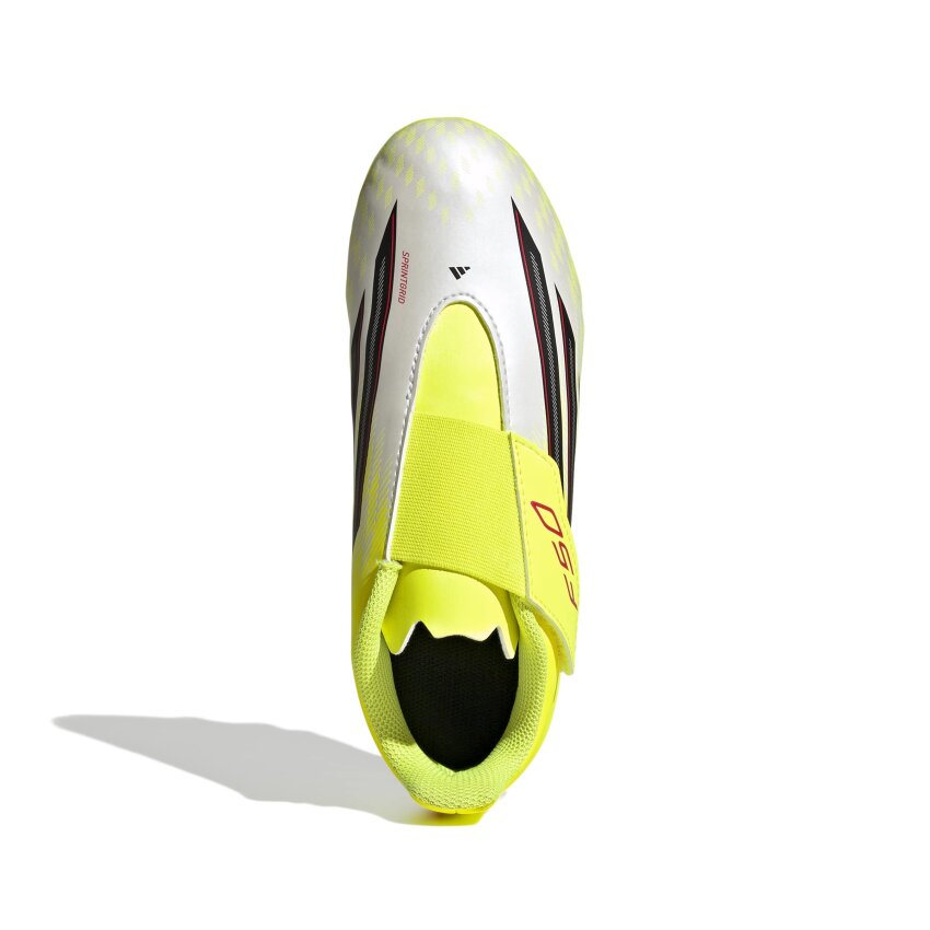 Adidas F50 Club Velcro Fg/Mg Sarı Çocuk Krampon - 4