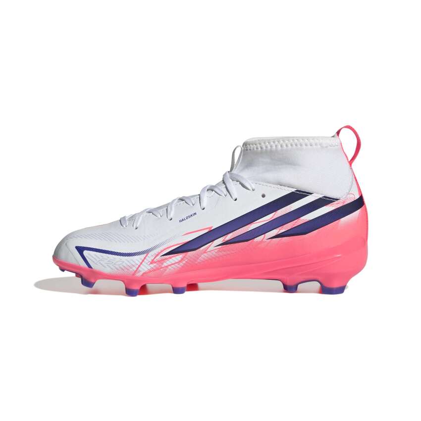 Adidas F50 Hyperfast League Mid Fg J Beyaz Çocuk Krampon - 2