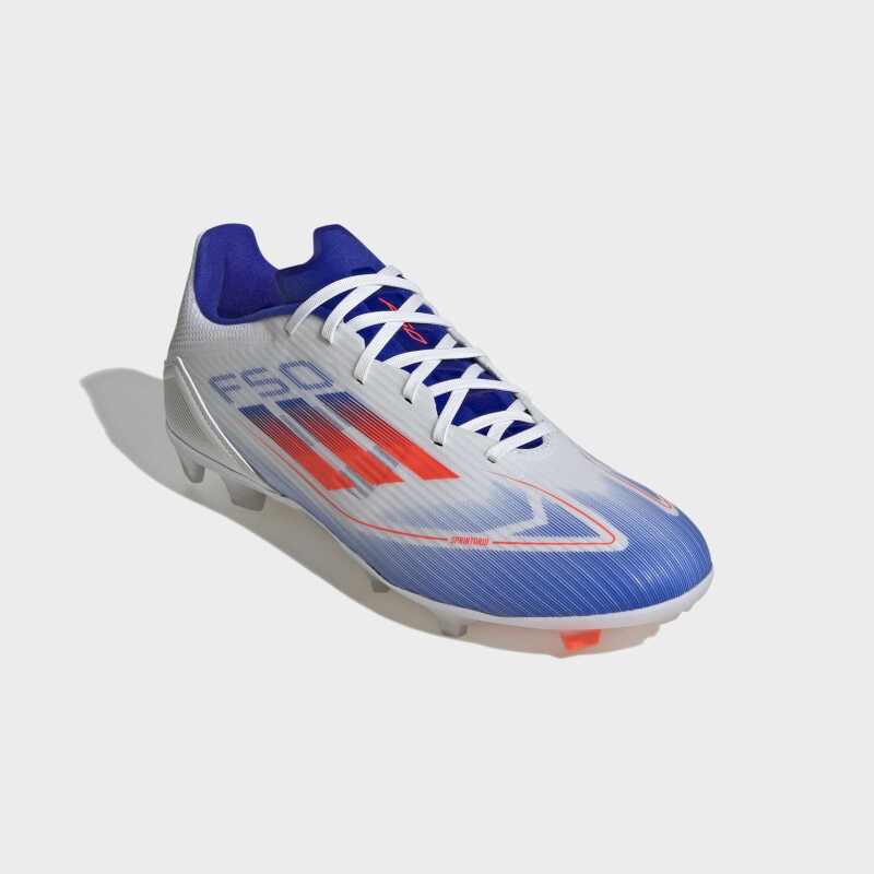 Adidas F50 LEAGUE FG/MG BEYAZ Erkek Krampon - 6