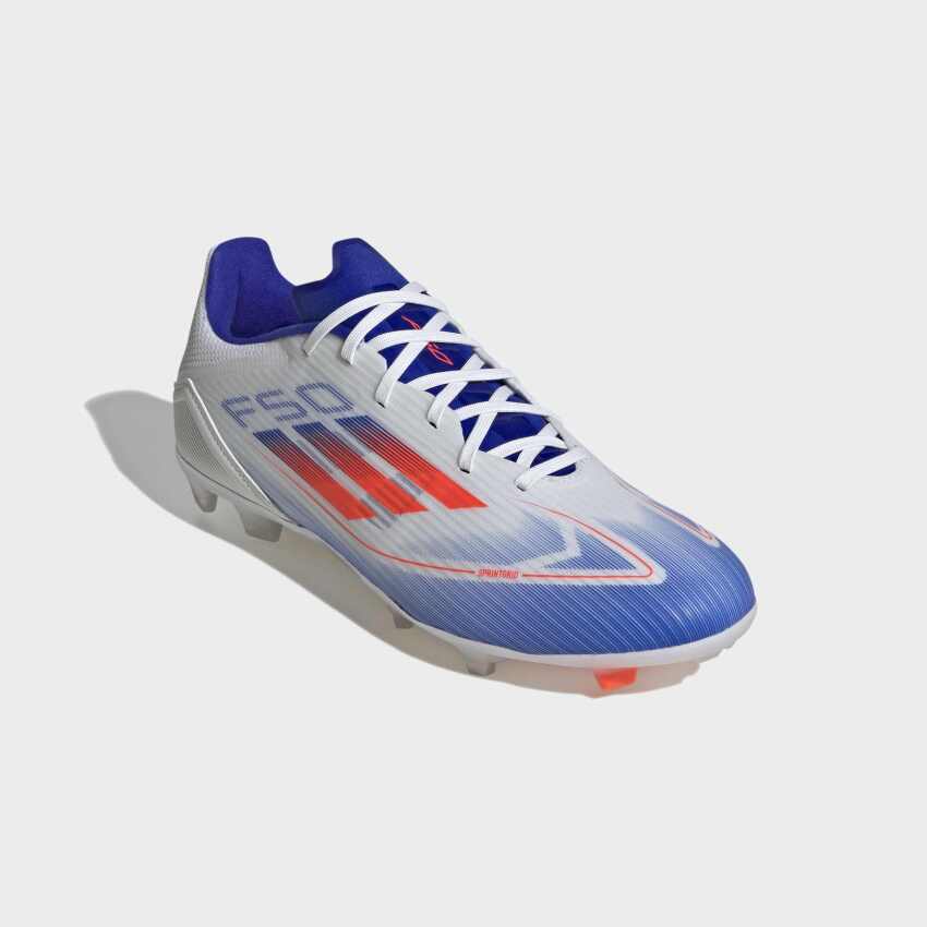 Adidas F50 LEAGUE FG/MG BEYAZ Erkek Krampon - 6