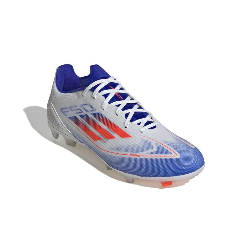 Adidas F50 LEAGUE FG/MG BEYAZ Erkek Krampon - 5