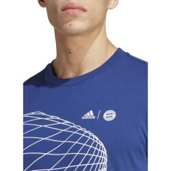 Adidas FCB GR TEE Mavi Erkek Tshirt - 2