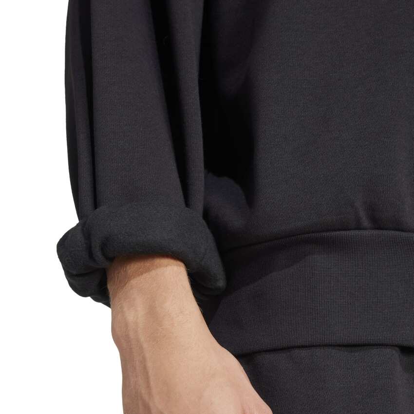 Adidas Felpa Girocollo Essentials Loose Siyah Erkek Sweatshirt - 5