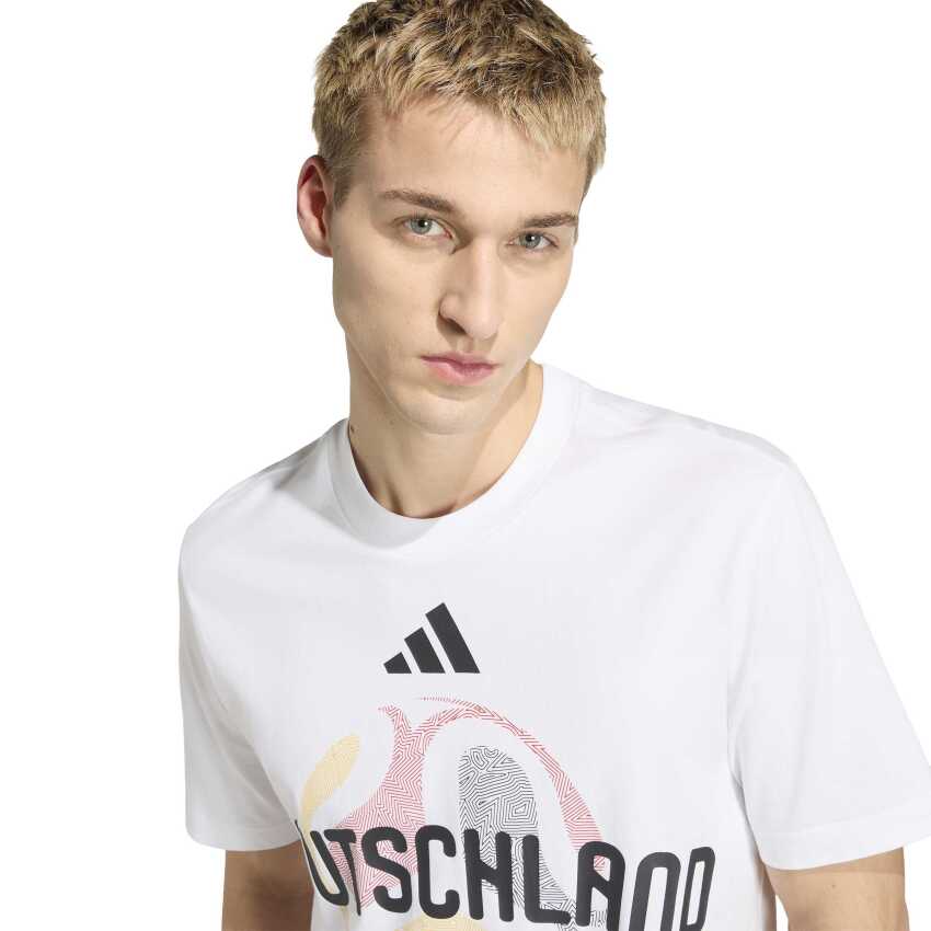 Adidas FIFA Dünya Kupası 2026 Almanya Beyaz Erkek Tshirt - 4