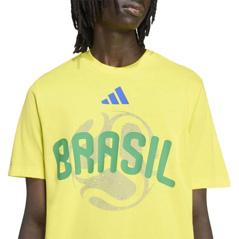 Adidas FIFA Dünya Kupası 26™ Brezilya Sarı Erkek Tshirt - 4