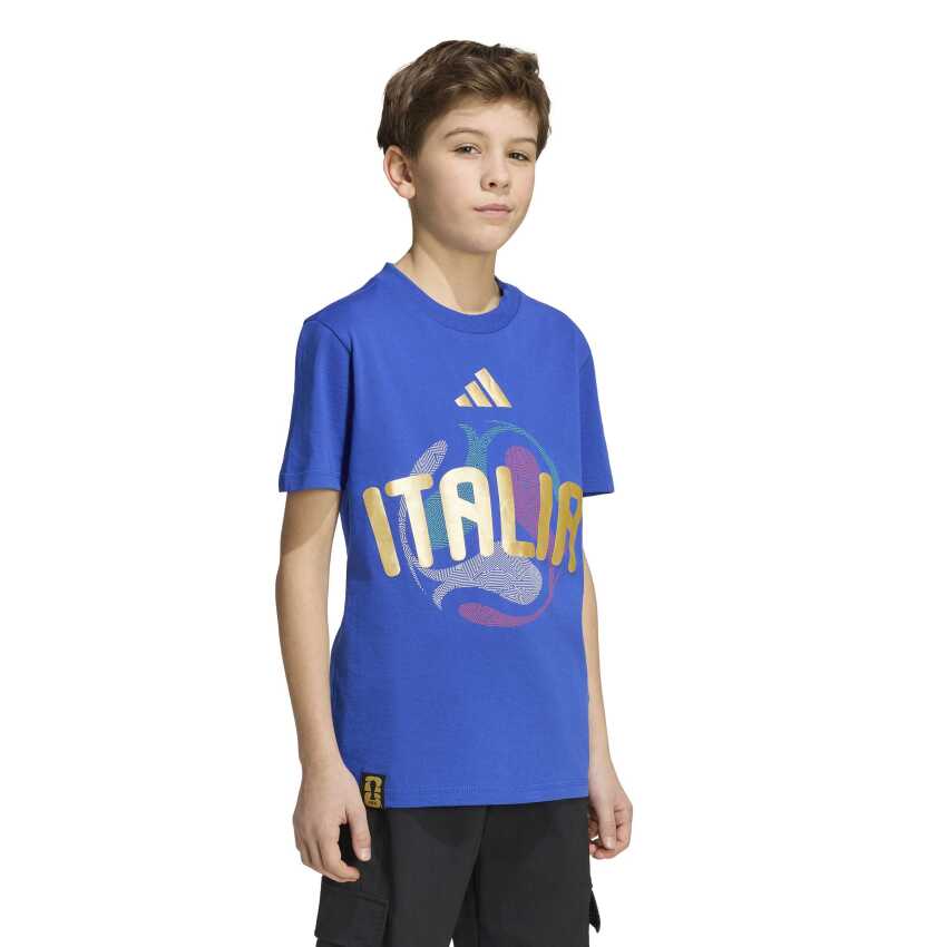 Adidas FIFA World Cup 2026 İtalya Mavi Çocuk Tshirt - 7