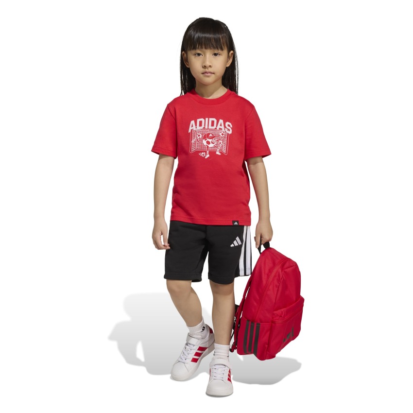 Adidas Football Graphic Kırmızı Çocuk Tshirt - 3