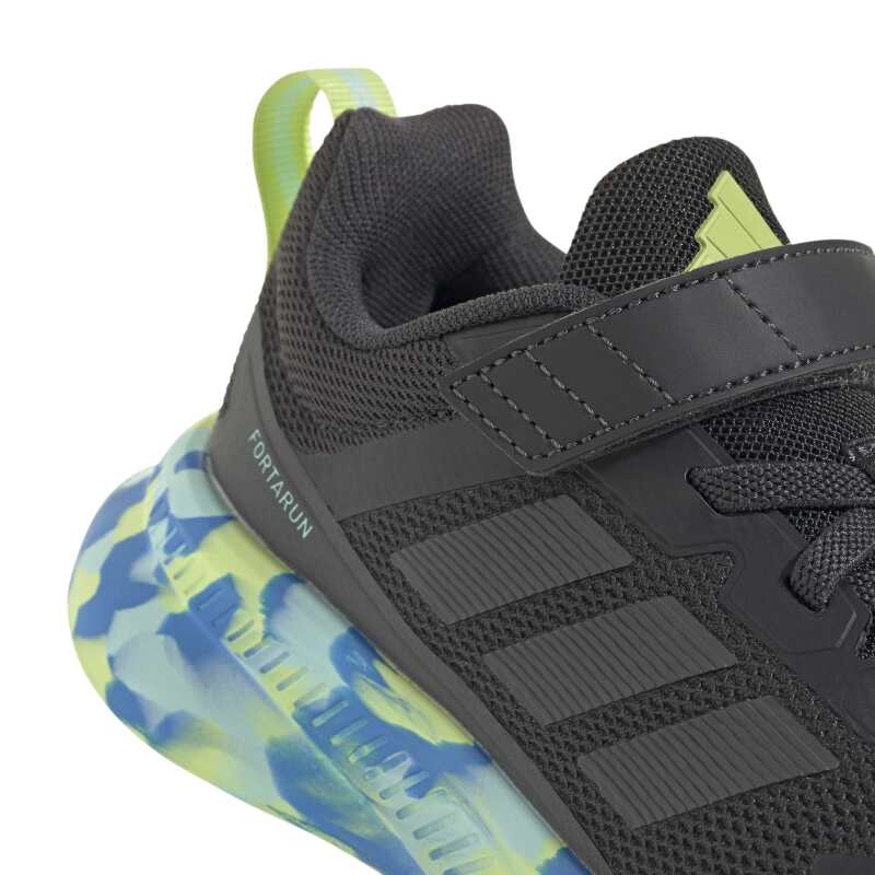Adidas FortaRun 4.0 EL Antrasit Çocuk Günlük Ayakkabı - 9