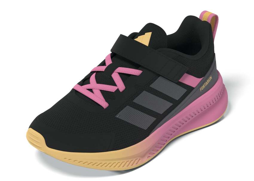 Adidas FortaRun 4.0 Siyah Çocuk Günlük Ayakkabı - 5