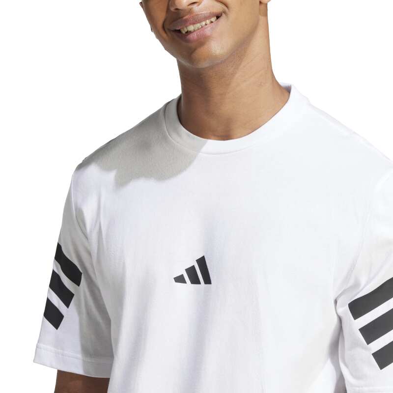 Adidas Future Icons 3-Stripes Beyaz Erkek Tshirt - 5