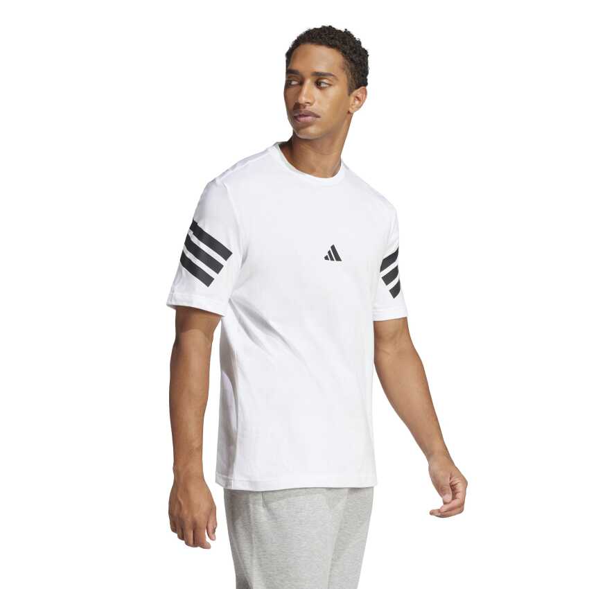 Adidas Future Icons 3-Stripes Beyaz Erkek Tshirt - 3