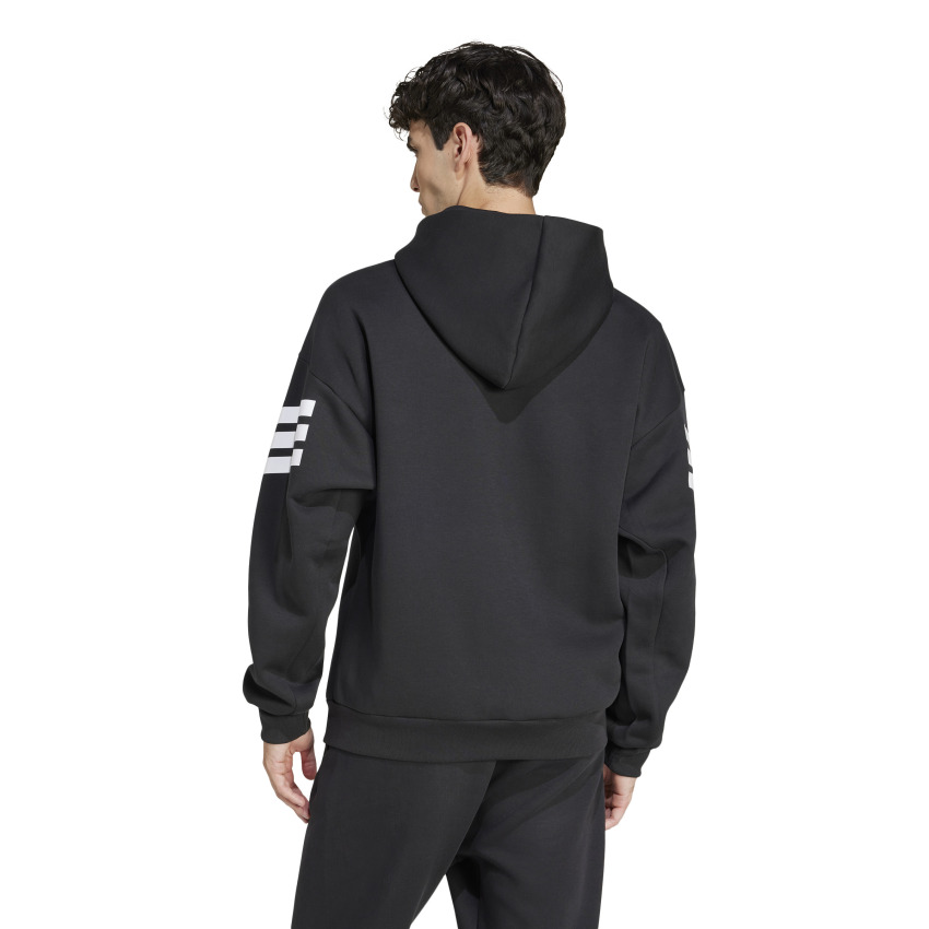 Adidas Future Icons 3-Stripes Full-Zip Siyah Erkek Sweatshirt - 2