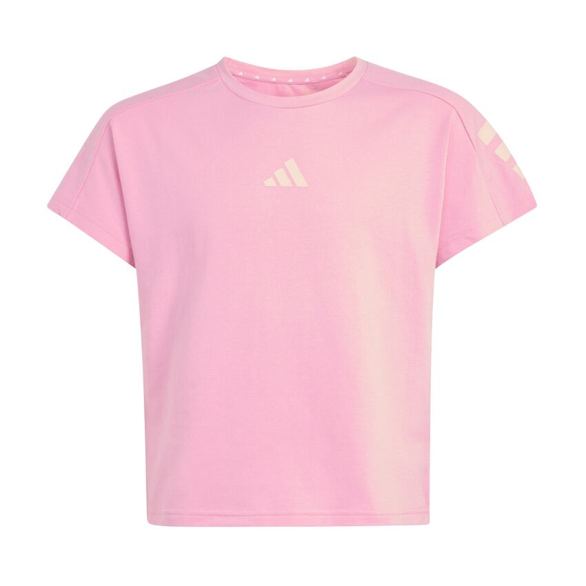 Adidas Future Icons 3-Stripes Pembe Çocuk Tshirt - 1