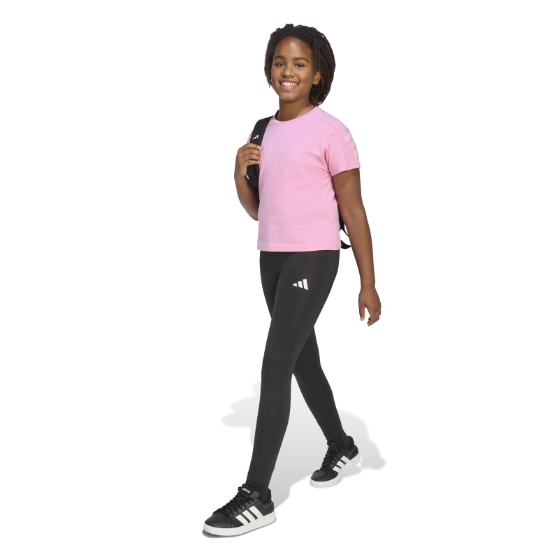 Adidas Future Icons 3-Stripes Pembe Çocuk Tshirt - 4