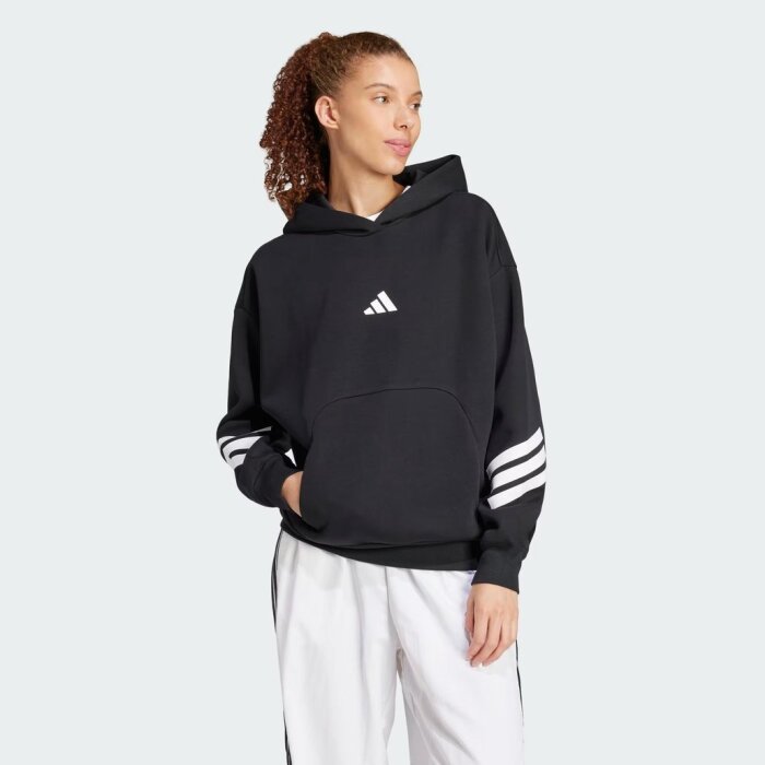 Adidas Future Icons 3 Stripes Siyah Kadın Sweatshirt - 1