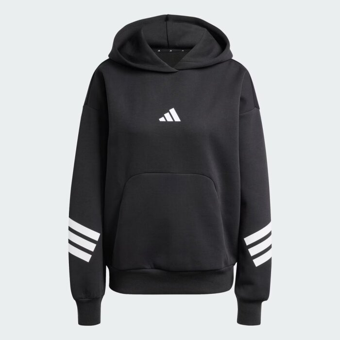 Adidas Future Icons 3 Stripes Siyah Kadın Sweatshirt - 4