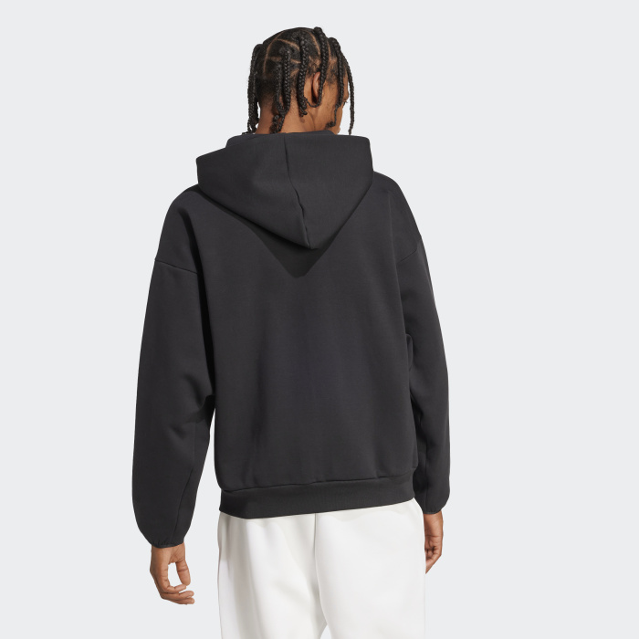 Adidas Future Icons Small Logo Full-Zip Siyah Erkek Sweatshirt - 2