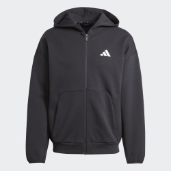 Adidas Future Icons Small Logo Full-Zip Siyah Erkek Sweatshirt - 6
