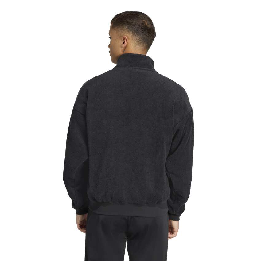 Adidas Future Icons Small Logo Low Pile Siyah Erkek Eşofman Üstü - 2