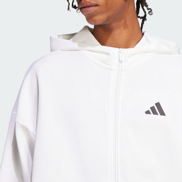 Adidas Fz Beyaz Erkek Sweatshirt - 5