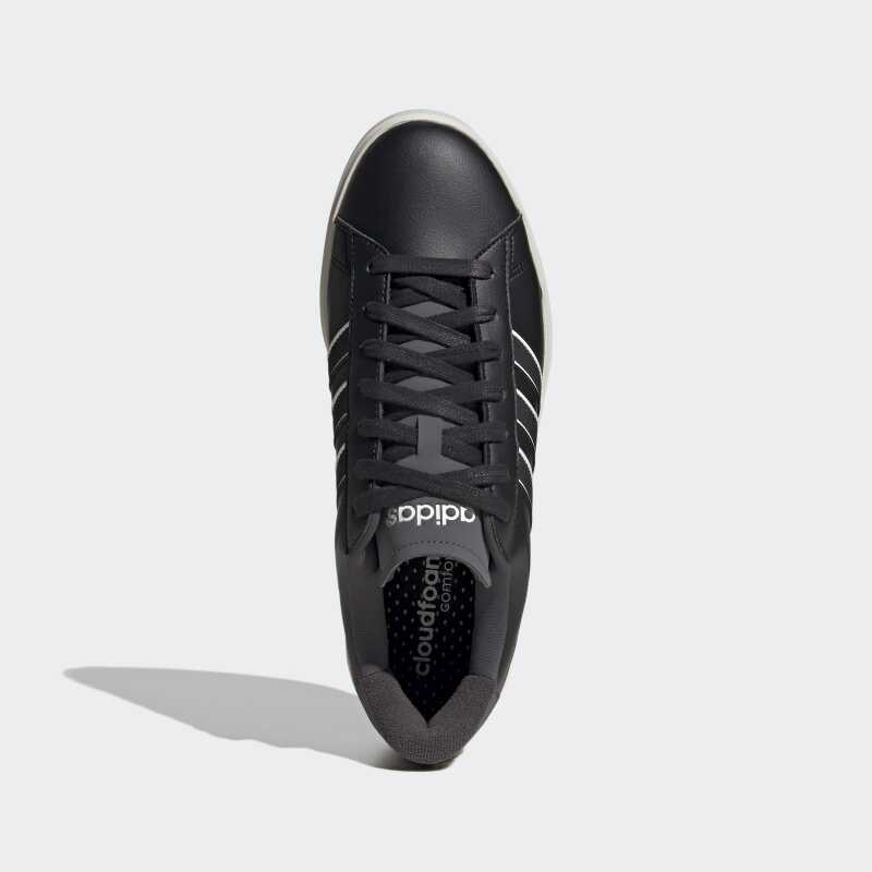 Adidas Grand Court 2.0 Siyah Erkek Günlük Ayakkabı - 3