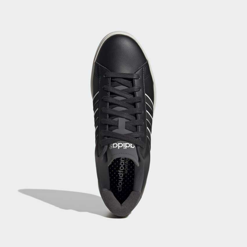 Adidas Grand Court 2.0 Siyah Erkek Günlük Ayakkabı - 3