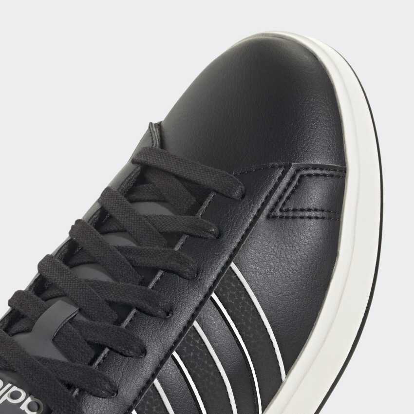 Adidas Grand Court 2.0 Siyah Erkek Günlük Ayakkabı - 8