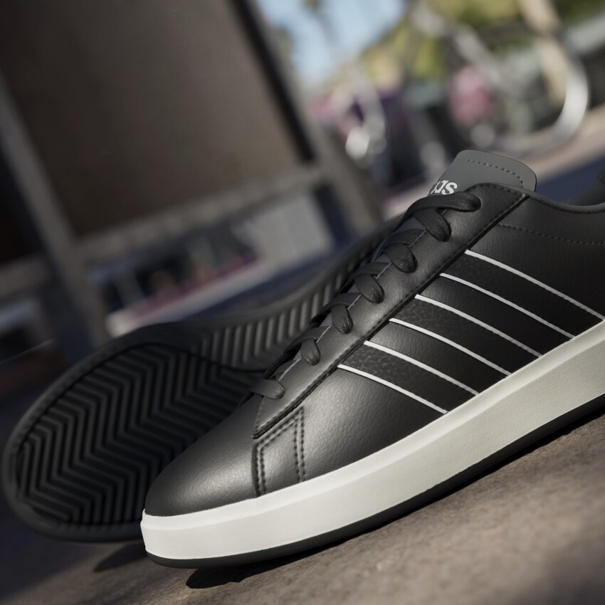 Adidas Grand Court 2.0 Siyah Erkek Günlük Ayakkabı - 11