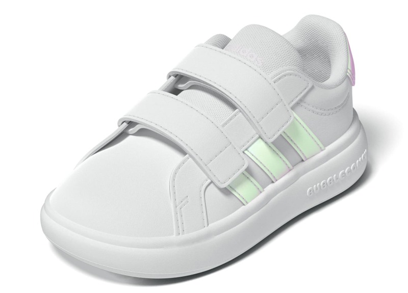 Adidas Grand Court 3.0 Bubble CF Beyaz Çocuk Günlük Ayakkabı - 5